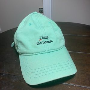“i hate the beach” American Eagle Adjustable Hat